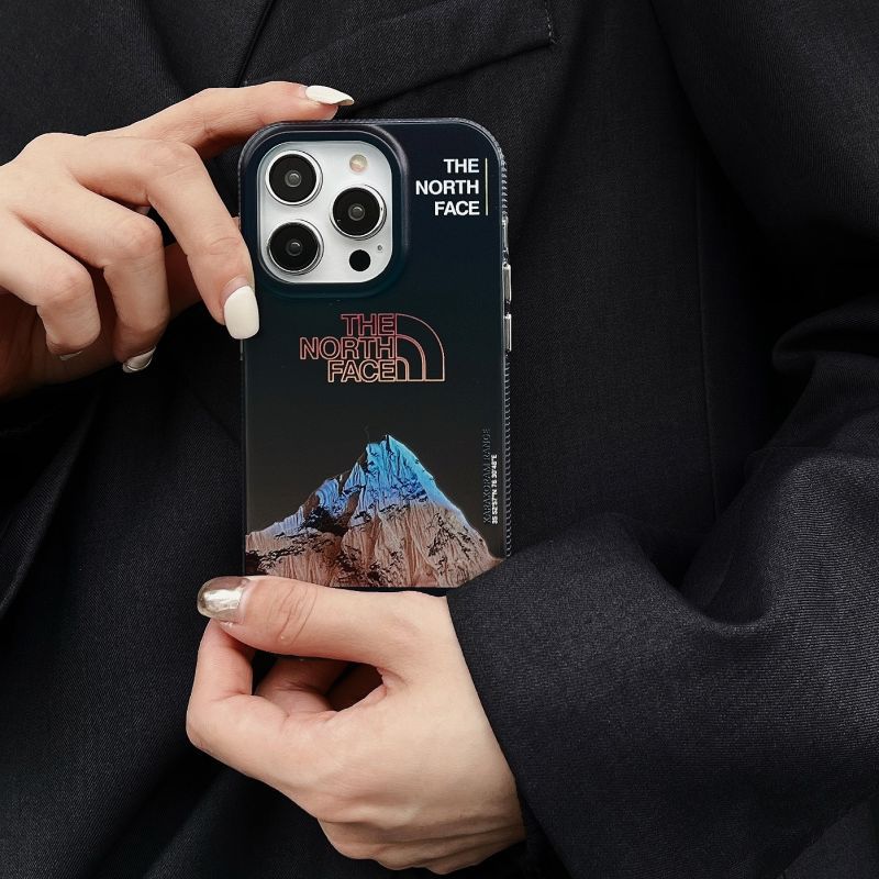 Junips | Galvanic Letters Snow Mountain Phone Case For iPhone