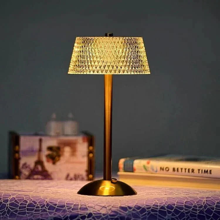 Junips | Crystal Rechargeable LED Cordless Table Lamp