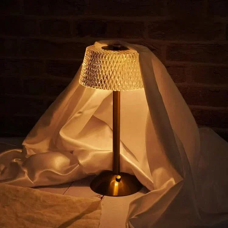 Junips | Crystal Rechargeable LED Cordless Table Lamp