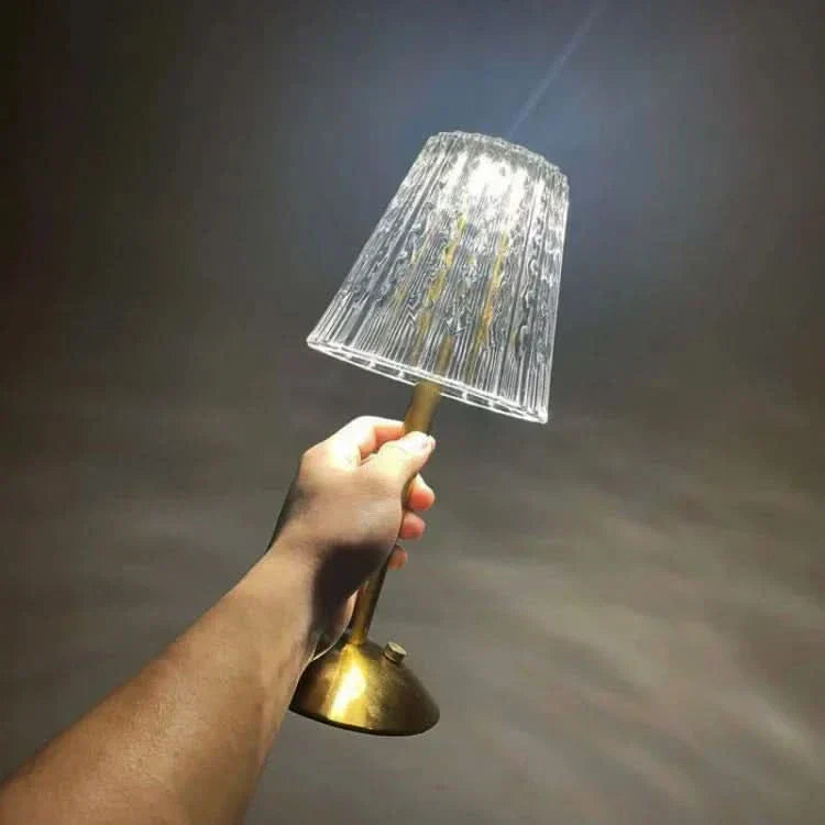 Junips | Crystal Rechargeable LED Cordless Table Lamp