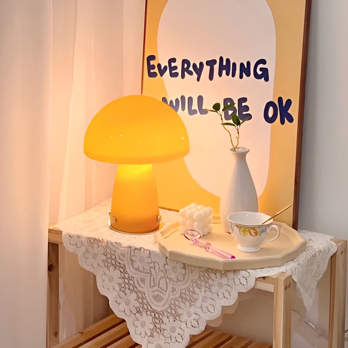Junips | GlowMush – Scandinavian table lamp with artistic warmth