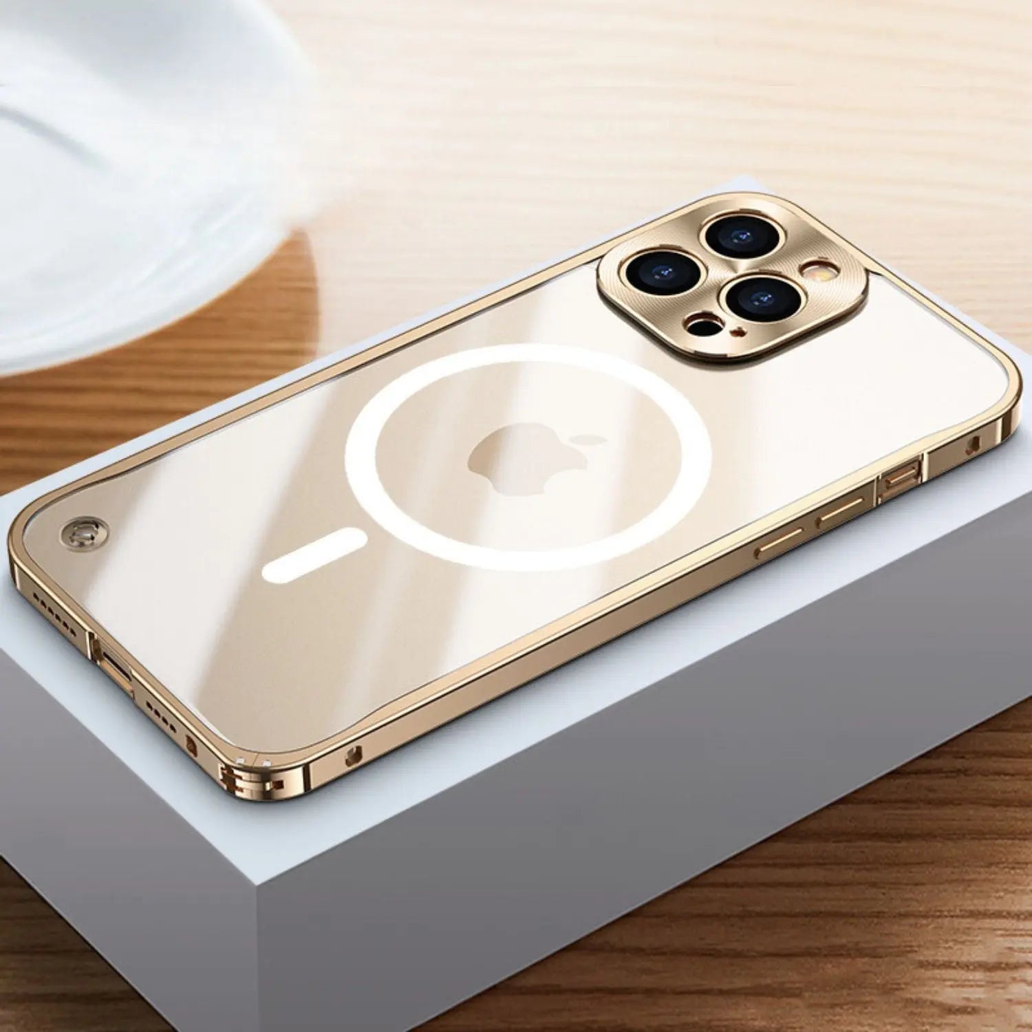 Junips | Metal Luxury MagSafe Case for iPhone Pro Max - Slim and Stylish Design with Maximum Protection