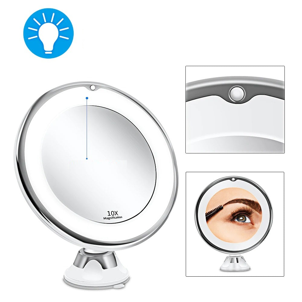 Junips | Cosmetic mirror with lighting – LED makeup mirror with magnification function