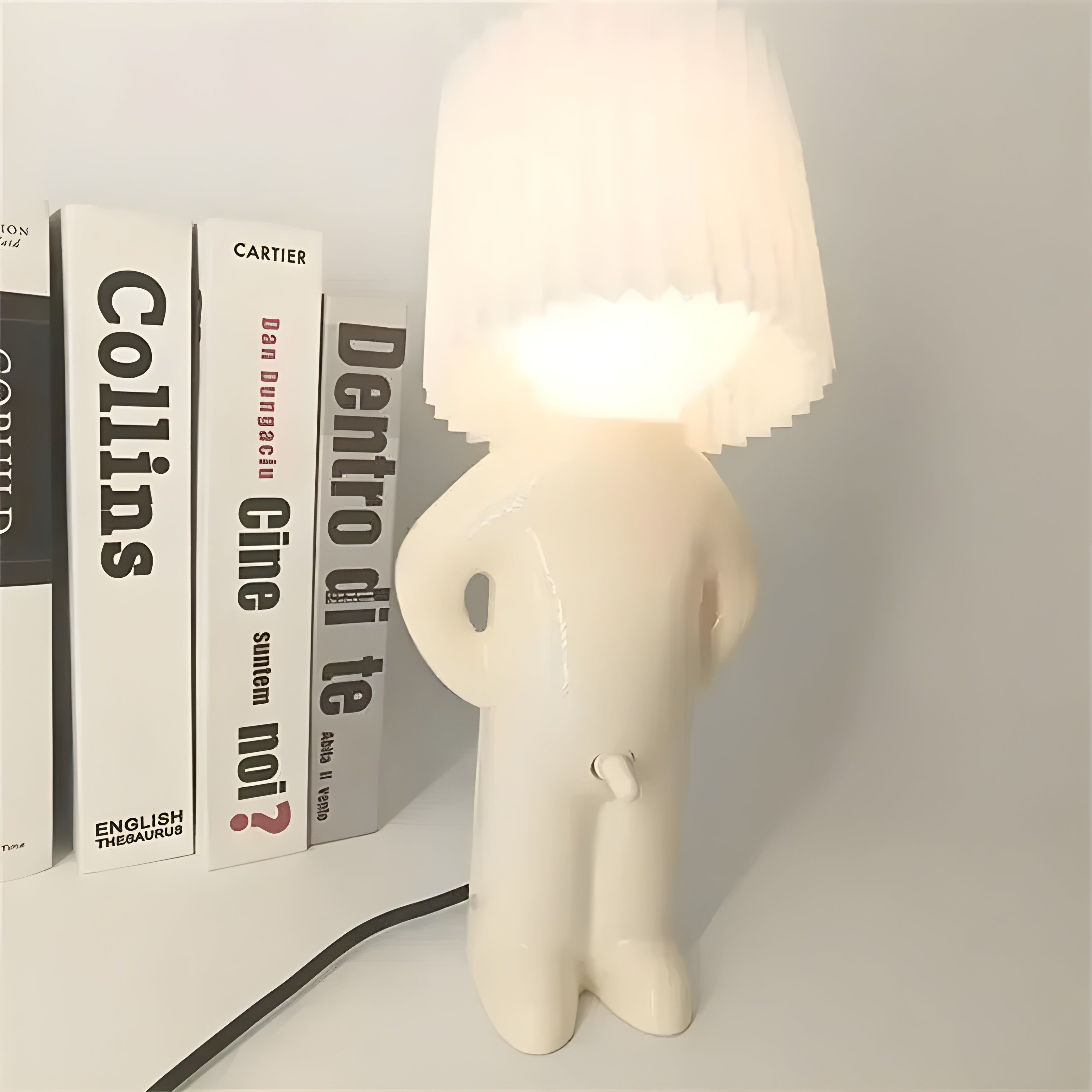 Junips | Sassy Boy Creative Table Lamp – Unique Lighting for Bedroom and Living Space