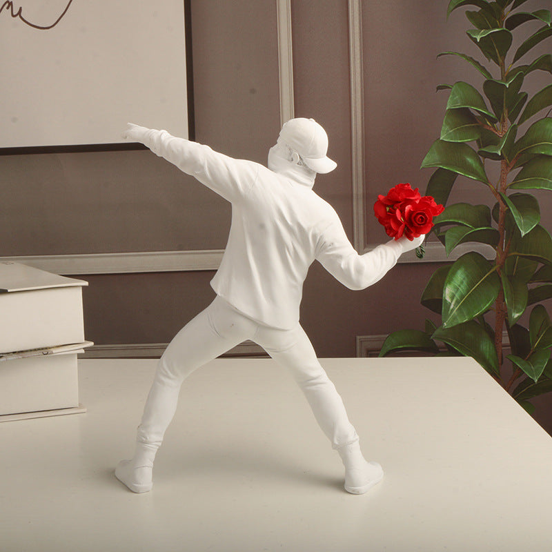 Junips | Emrys - Banksy Flower Provocateur