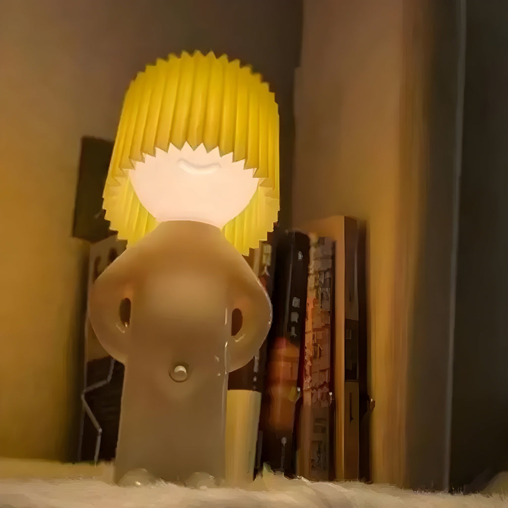 Junips | Sassy Boy Creative Table Lamp – Unique Lighting for Bedroom and Living Space