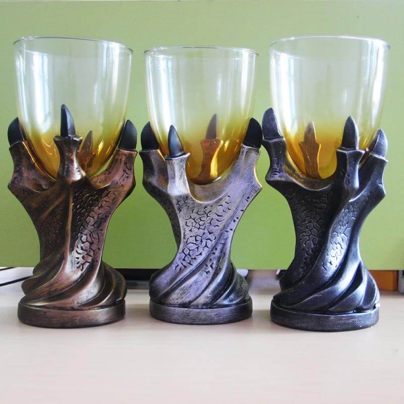 Junips | Medieval Dragon Claw Vodka and Wine Goblet