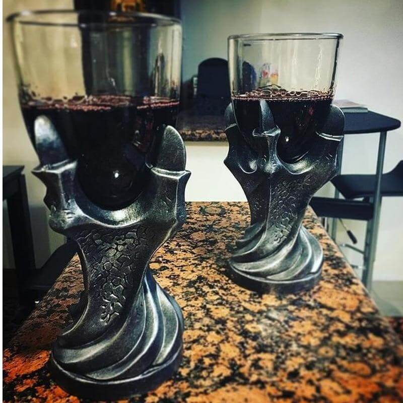 Junips | Medieval Dragon Claw Vodka and Wine Goblet