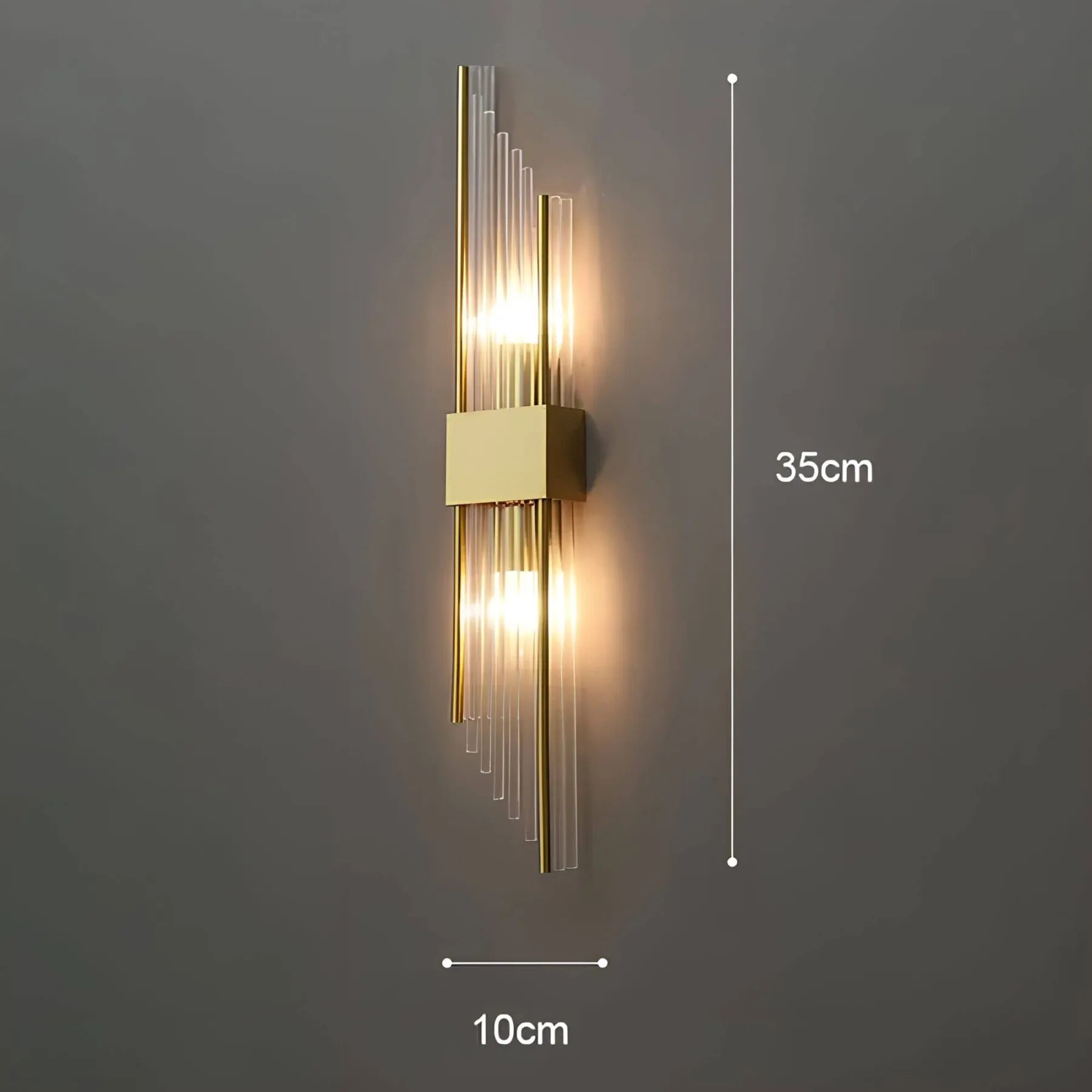 Junips | Wall lamp with crystal decoration