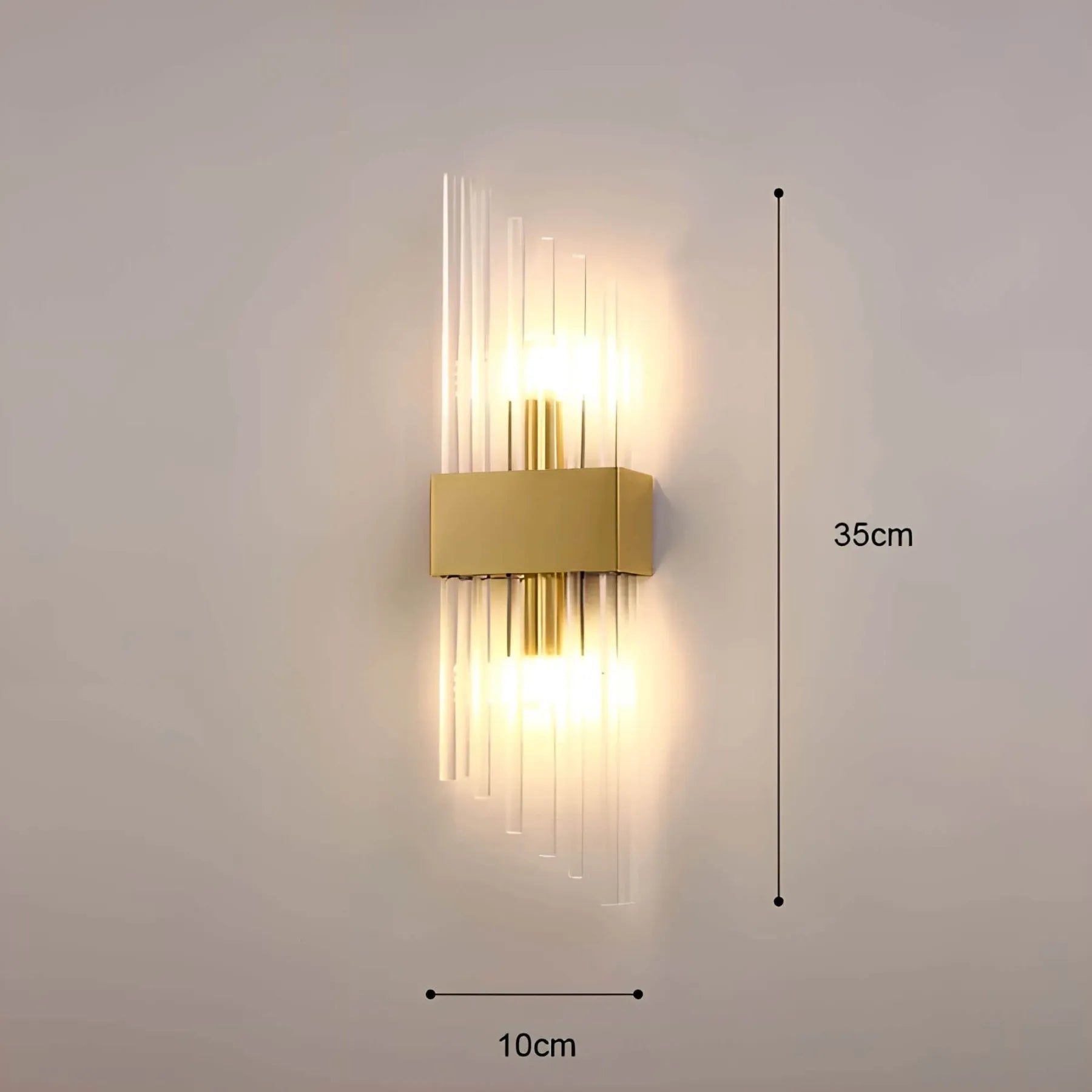 Junips | Wall lamp with crystal decoration