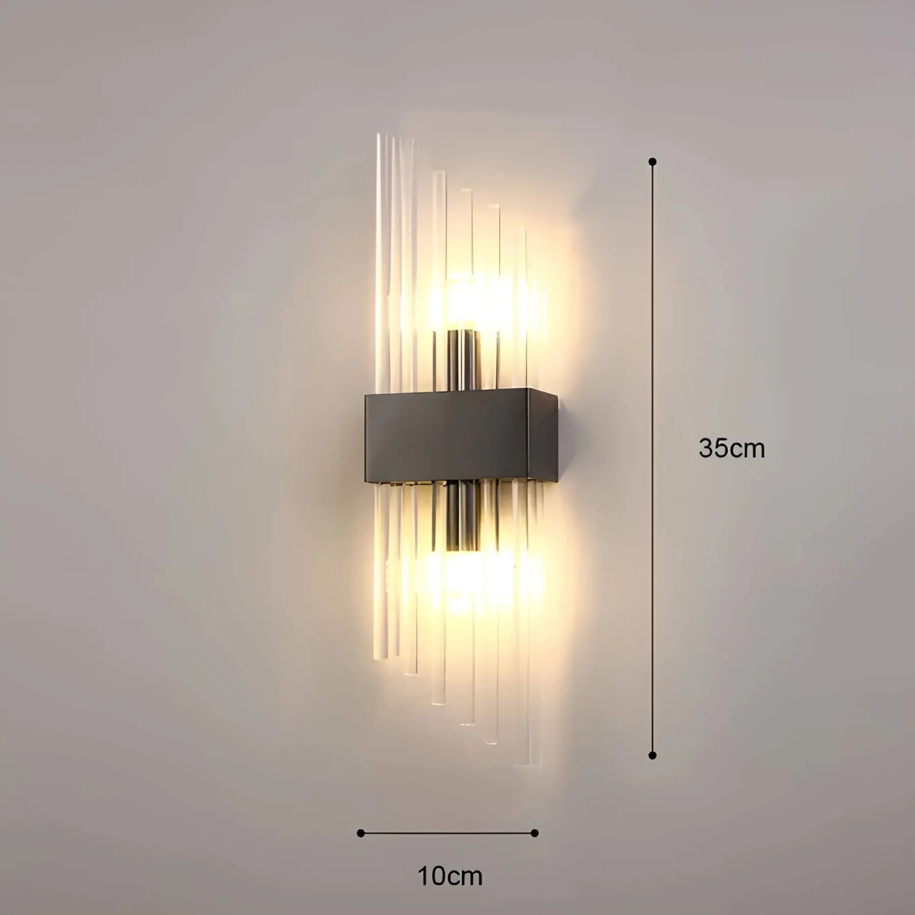 Junips | Wall lamp with crystal decoration