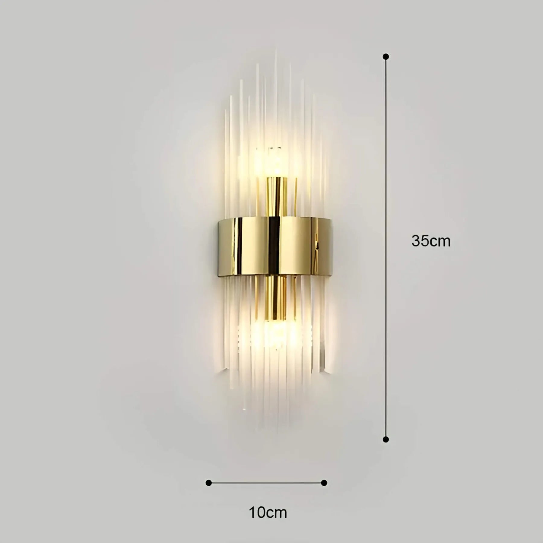 Junips | Wall lamp with crystal decoration