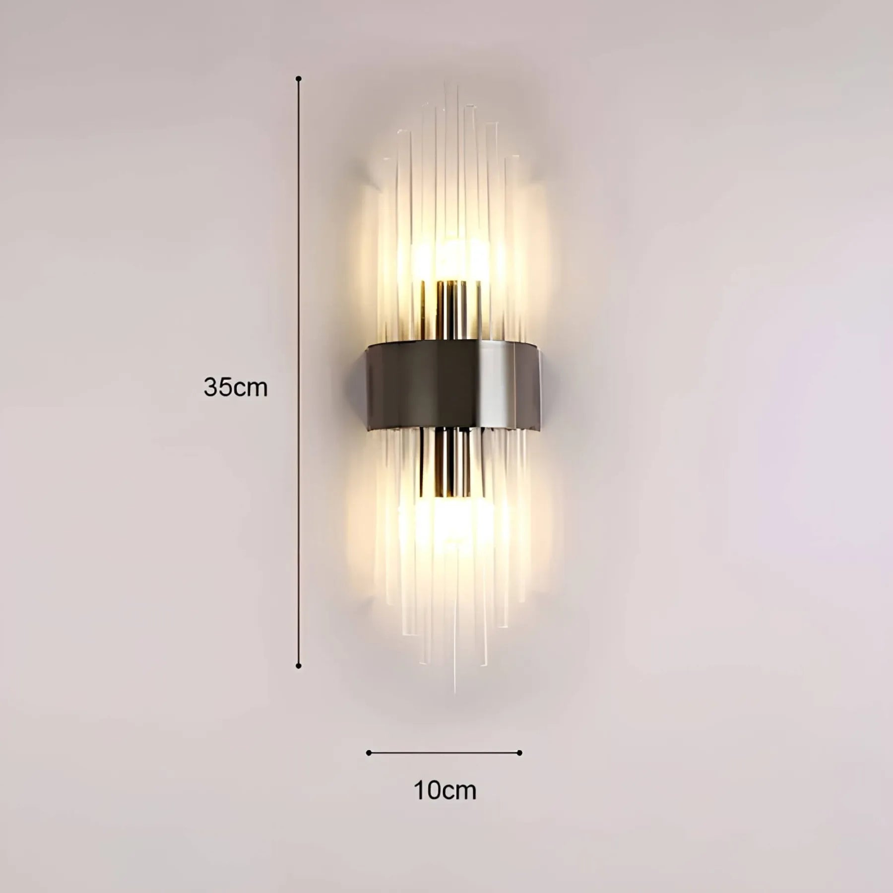 Junips | Wall lamp with crystal decoration