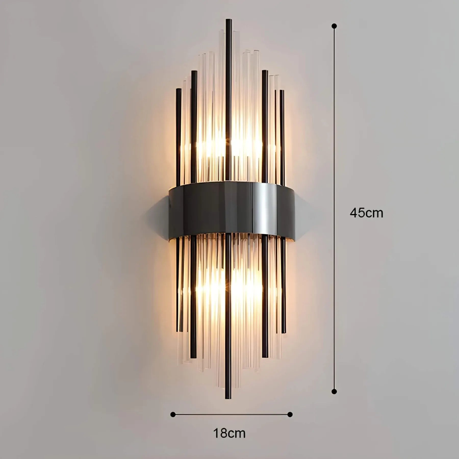 Junips | Wall lamp with crystal decoration