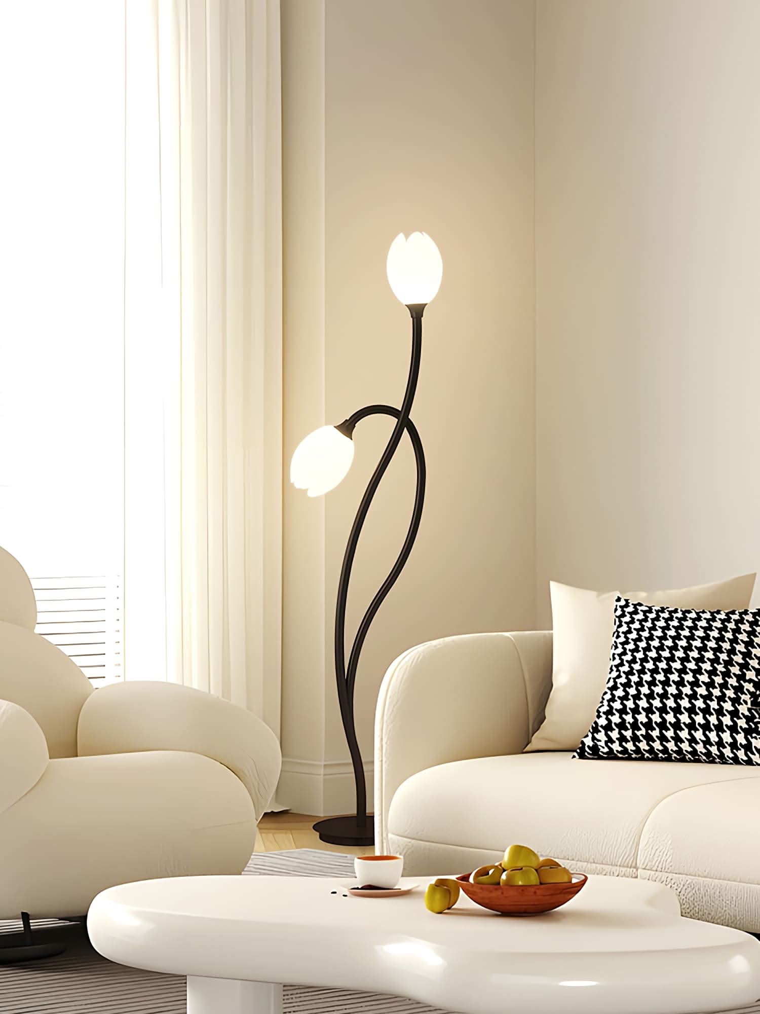 Junips | Modern Flower Floor Lamp with G9 Socket