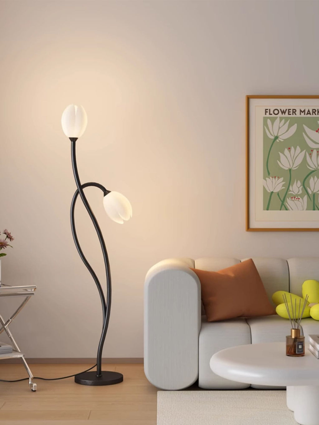 Junips | Modern Flower Floor Lamp with G9 Socket