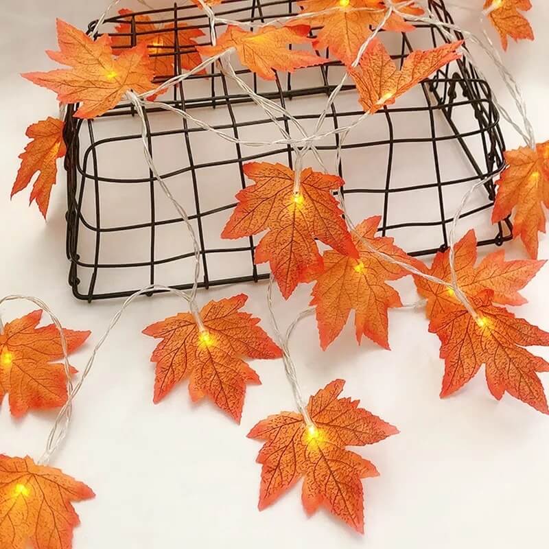 Junips | Maple Leaves Autumn String Lights