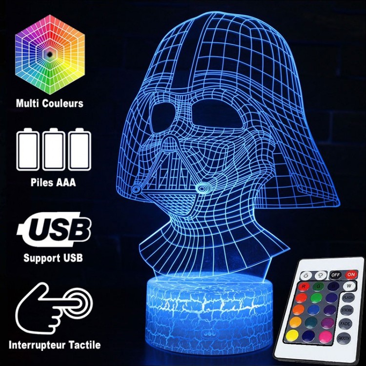 Junips | 3D Lamp Star Wars Helmet Darth Vader
