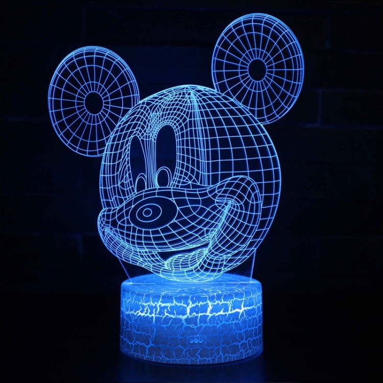 Junips | 3D Lamp head of Mickey