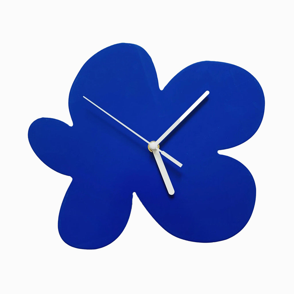 Junips | Flower Blob Acrylic Wall Clock