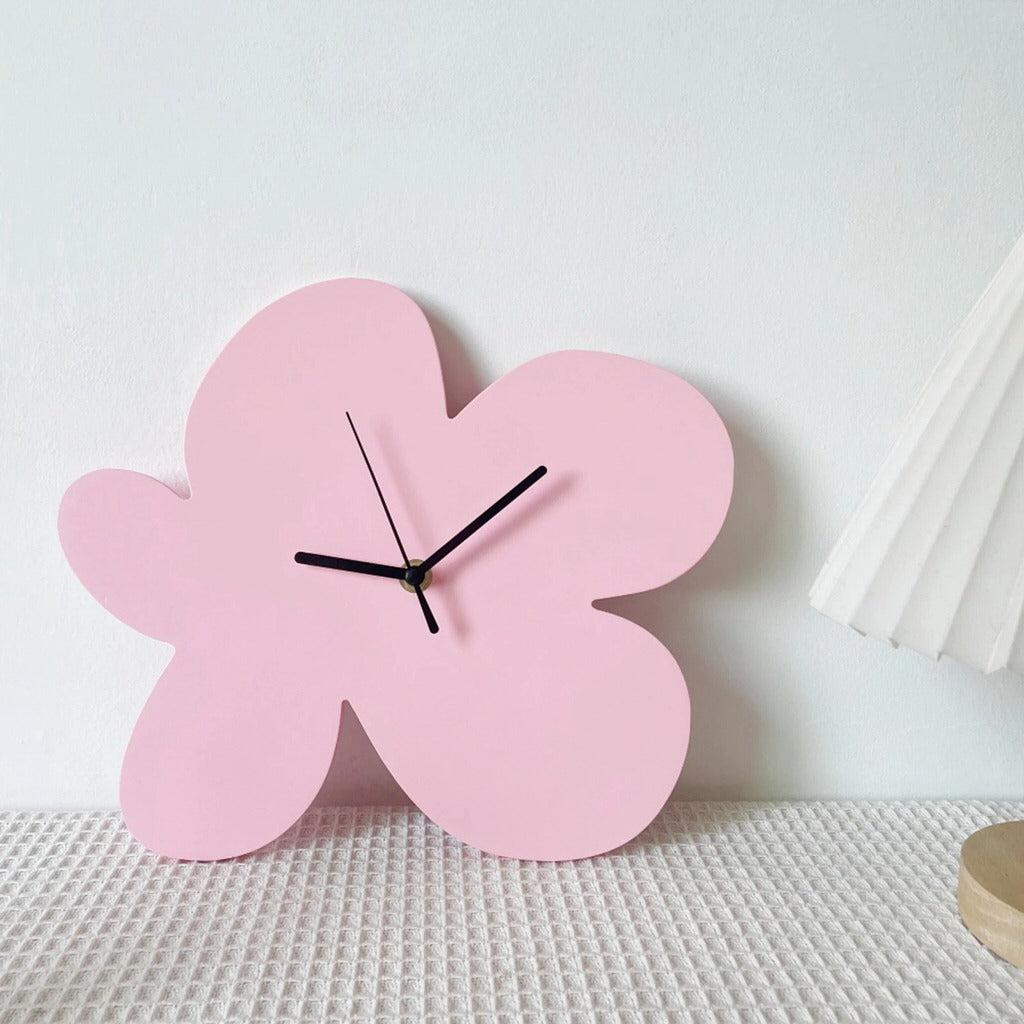 Junips | Flower Blob Acrylic Wall Clock