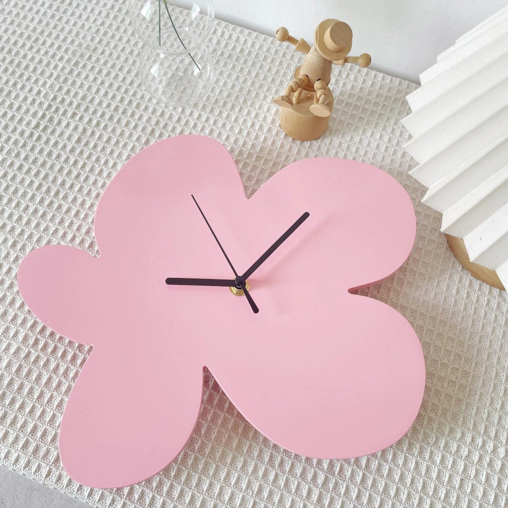 Junips | Flower Blob Acrylic Wall Clock