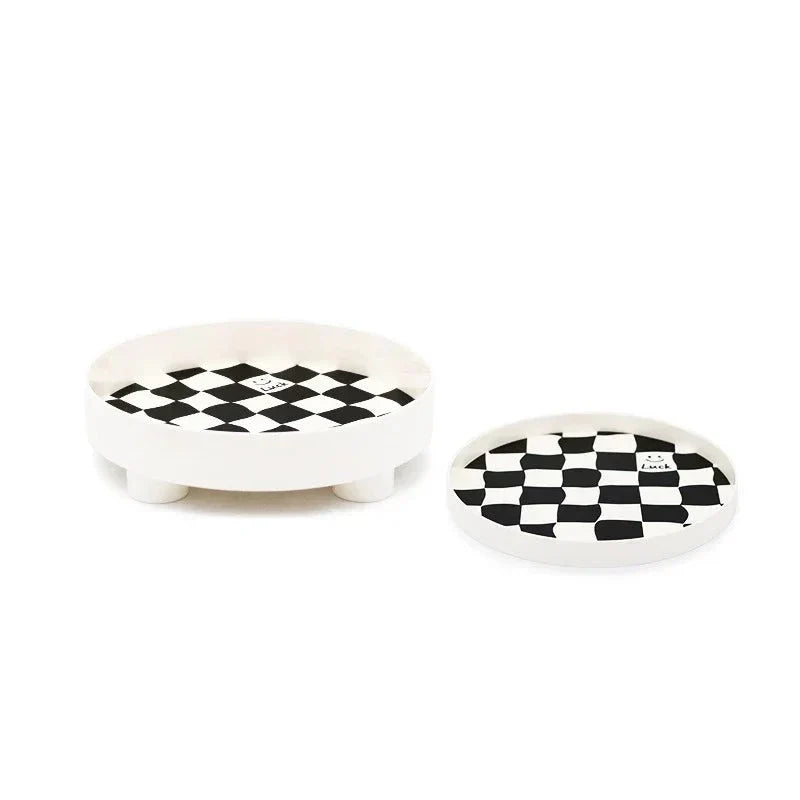 Junips | Monochrome Chessboard Storage Tray
