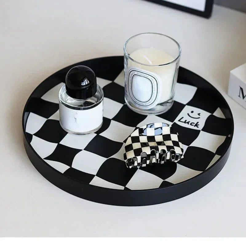 Junips | Monochrome Chessboard Storage Tray