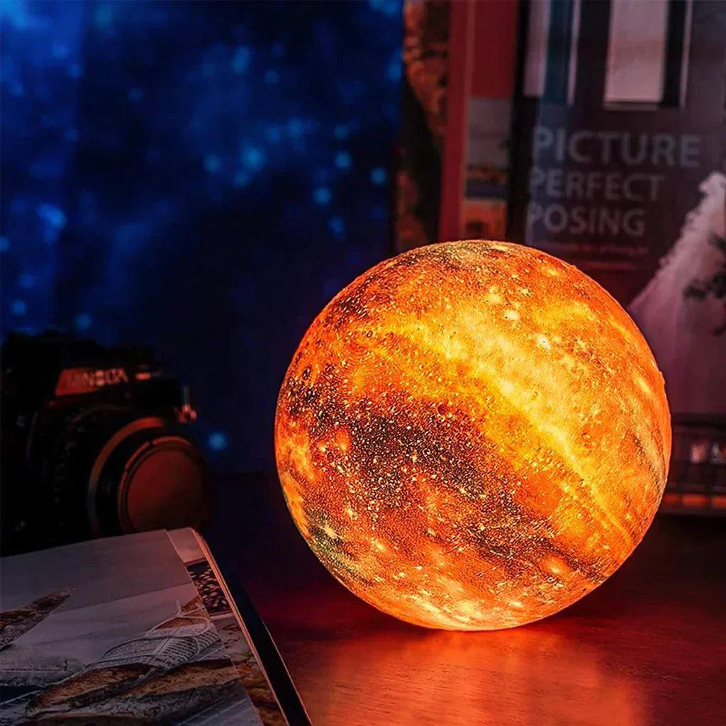 Junips | Scandinavian Moon Lamp | 16 Colors | With Remote Control - Sky
