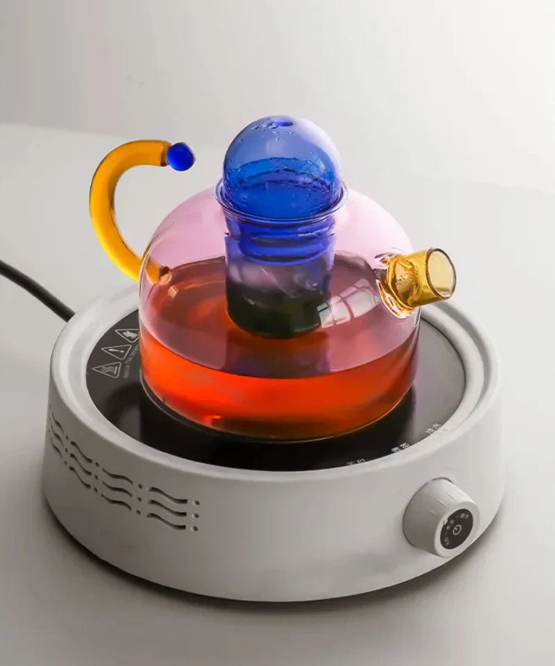Junips | Color Bloom Glass Teapot & Cup Set
