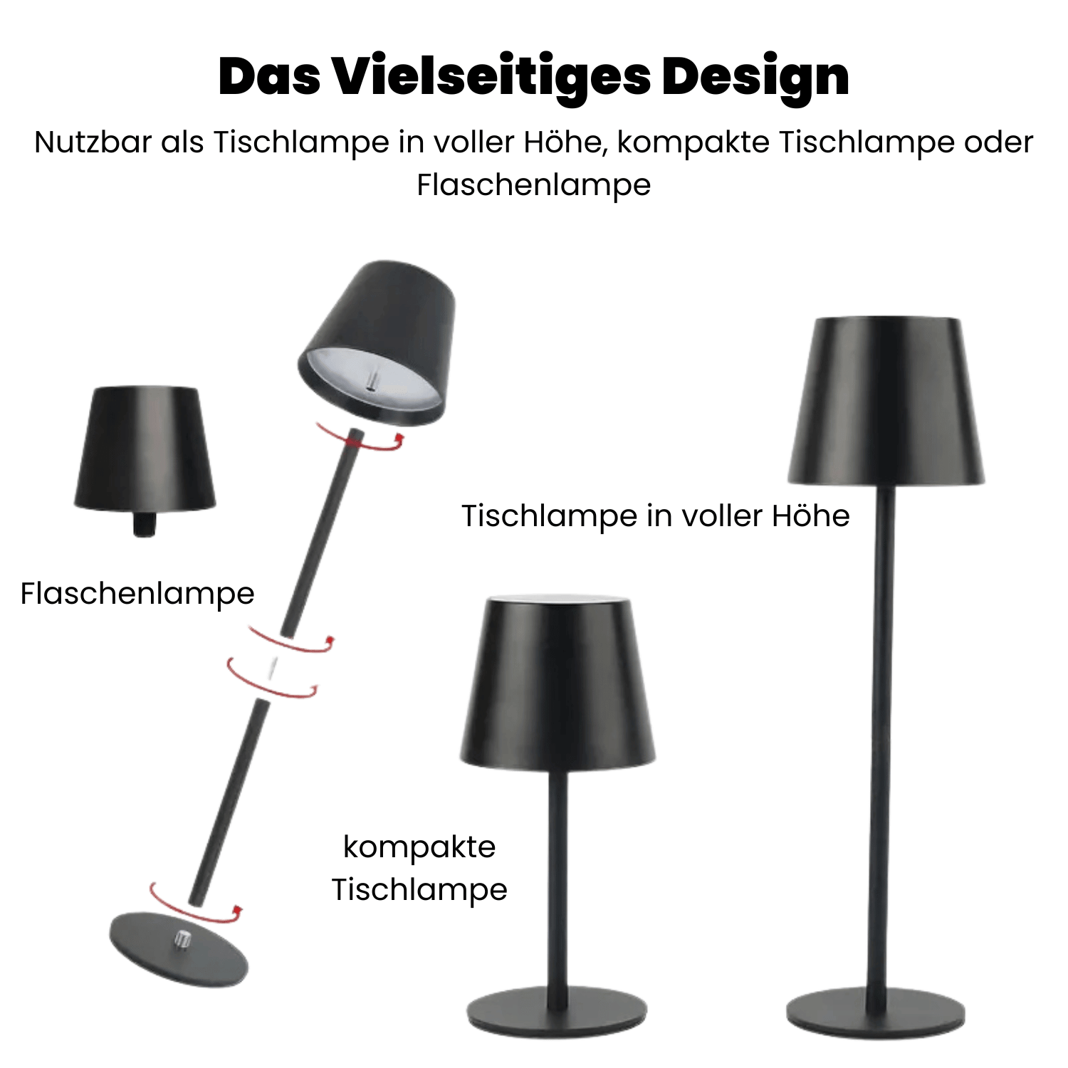 Junips | LED Table Lamp – Wireless, Touch Control & Dimmable Light
