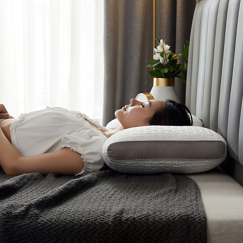 Junips | Hybrid Pillow for Back and Side Sleepers - Neck and Shoulder Support Pillow