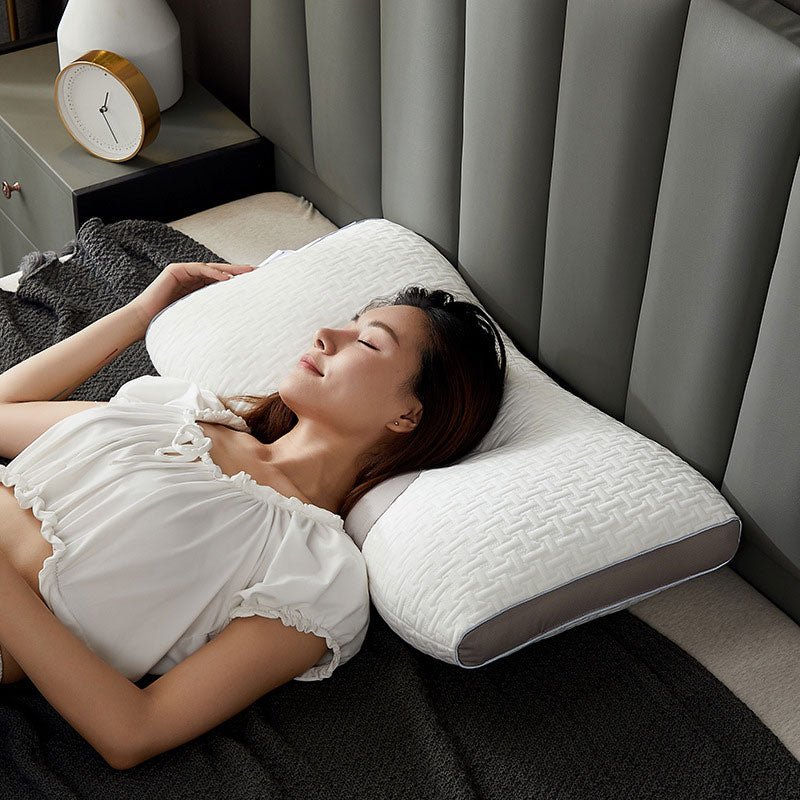 Junips | Hybrid Pillow for Back and Side Sleepers - Neck and Shoulder Support Pillow