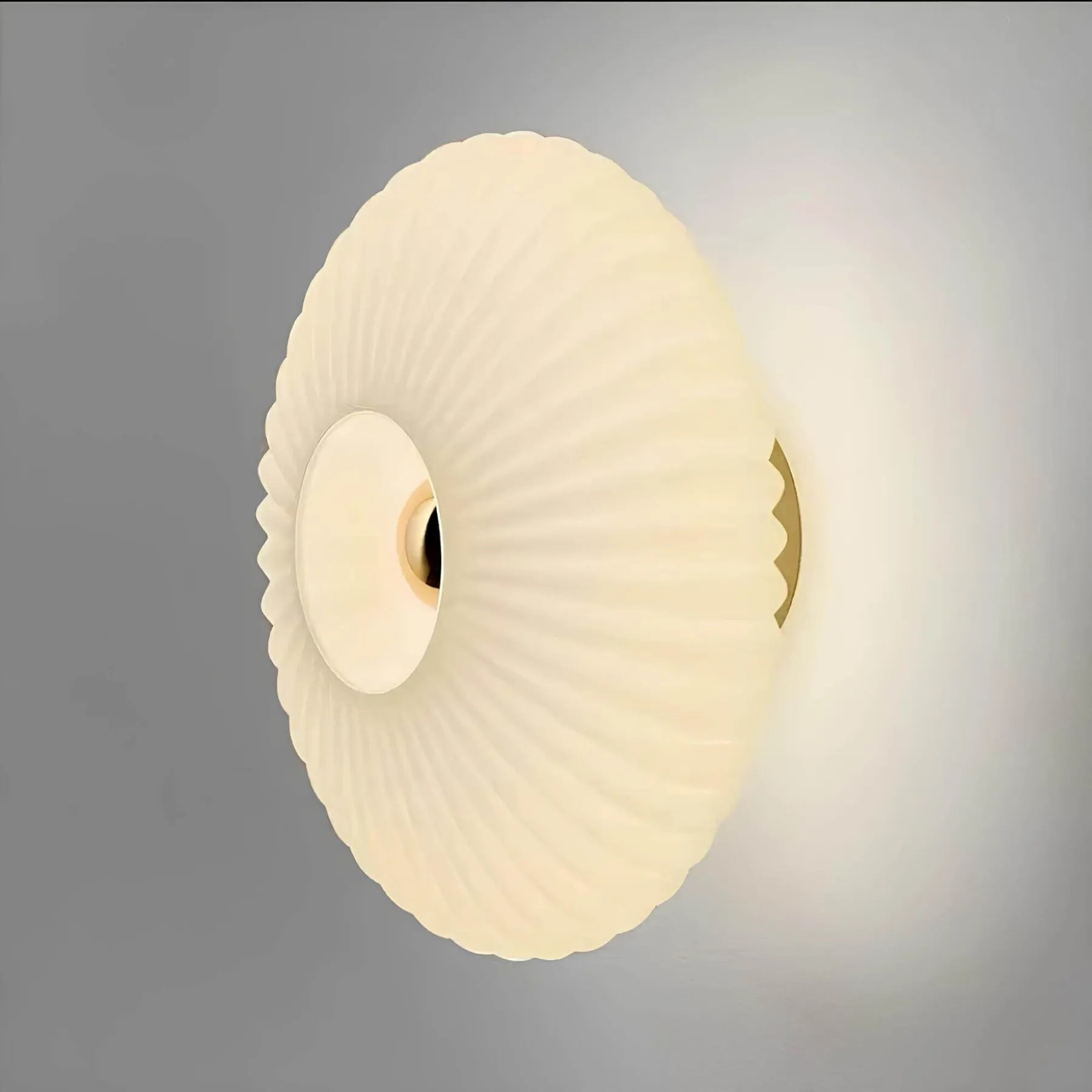 Junips | – Glass with wavy light wall lamp