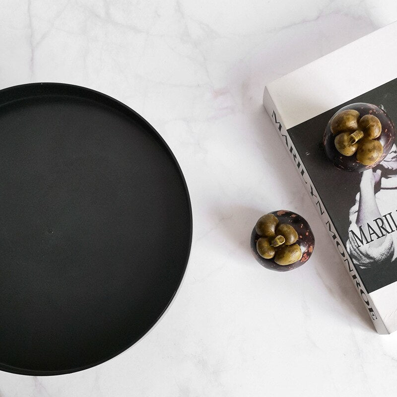 Junips | Nordic round storage tray made of acrylic