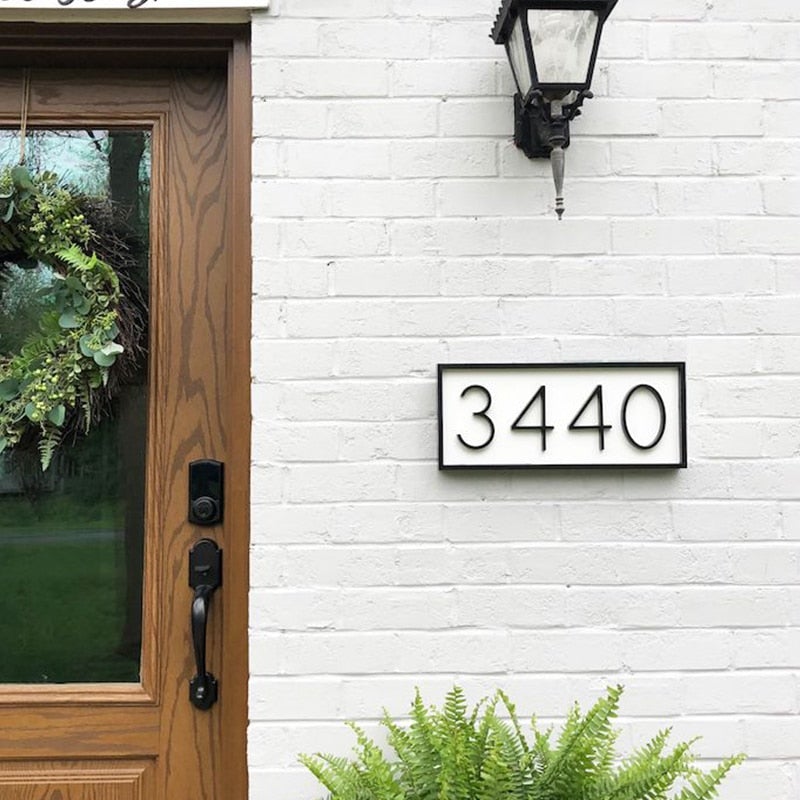 Junips | Black house numbers