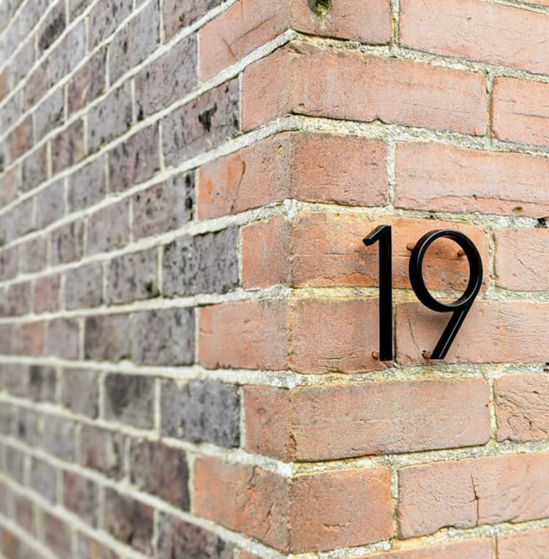 Junips | Black House Numbers | Modern and Weatherproof House Decoration
