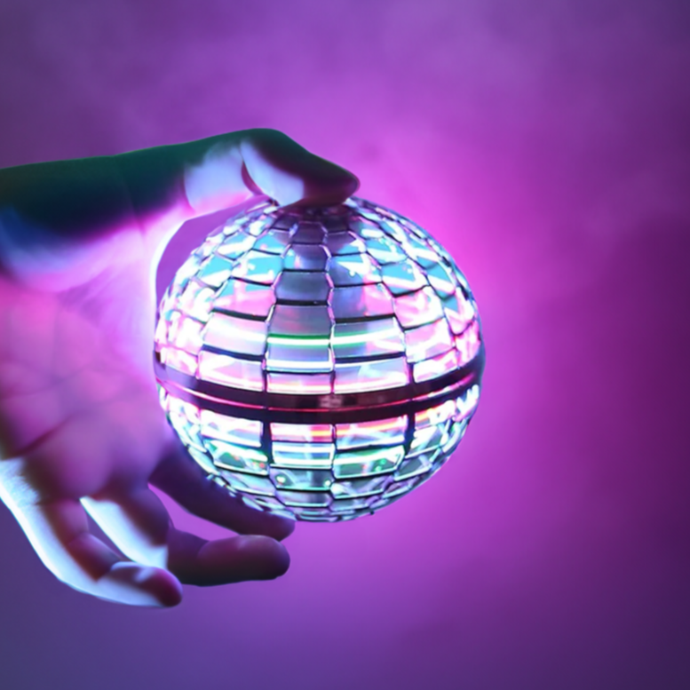 Junips | Original Flying Orb Ball | Aerodynamic Gyroscopic Boomerang Mechanism | RGB LED Induction Flight System | Impact-Resistant Polypropylene Outer Shell | USB-Rechargeable Kinetic Drone