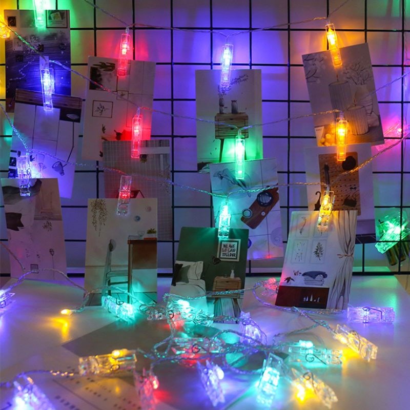 Junips | Photo Clips LED Fairy String Lights for Pictures