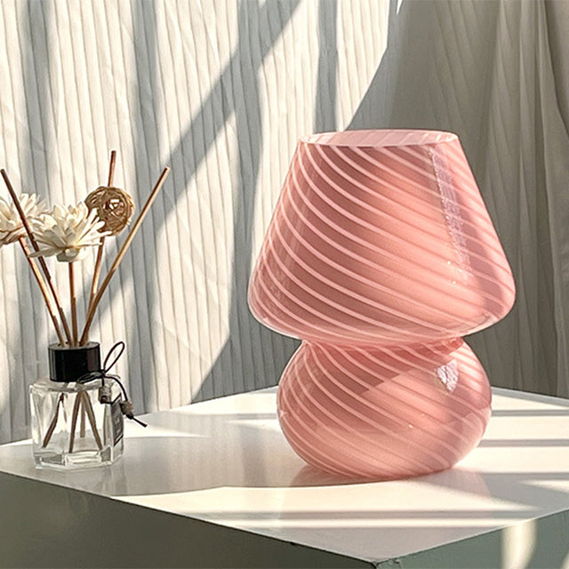Junips | LED Desk Lamp in Mushroom Shape made of Glass