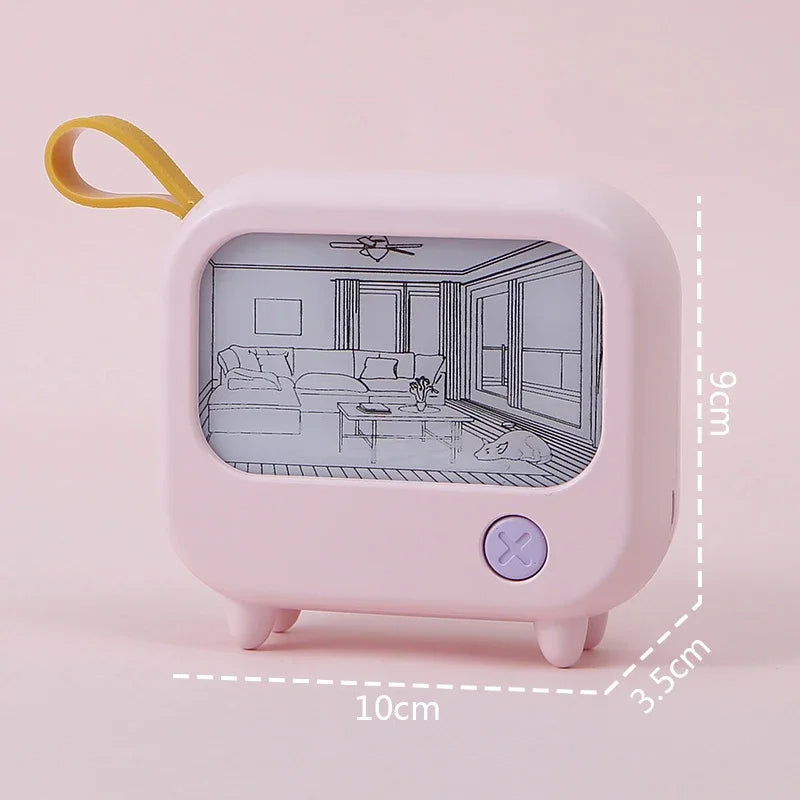 Junips | Mini TV Painting LED Night Light