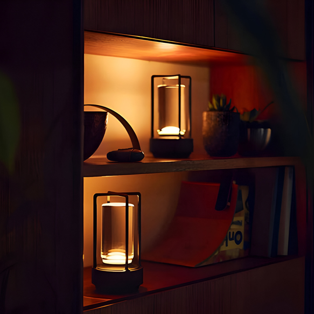 Junips | ElegantLight Portable Table Lamp | Waterproof, Dimmable Lighting for Home