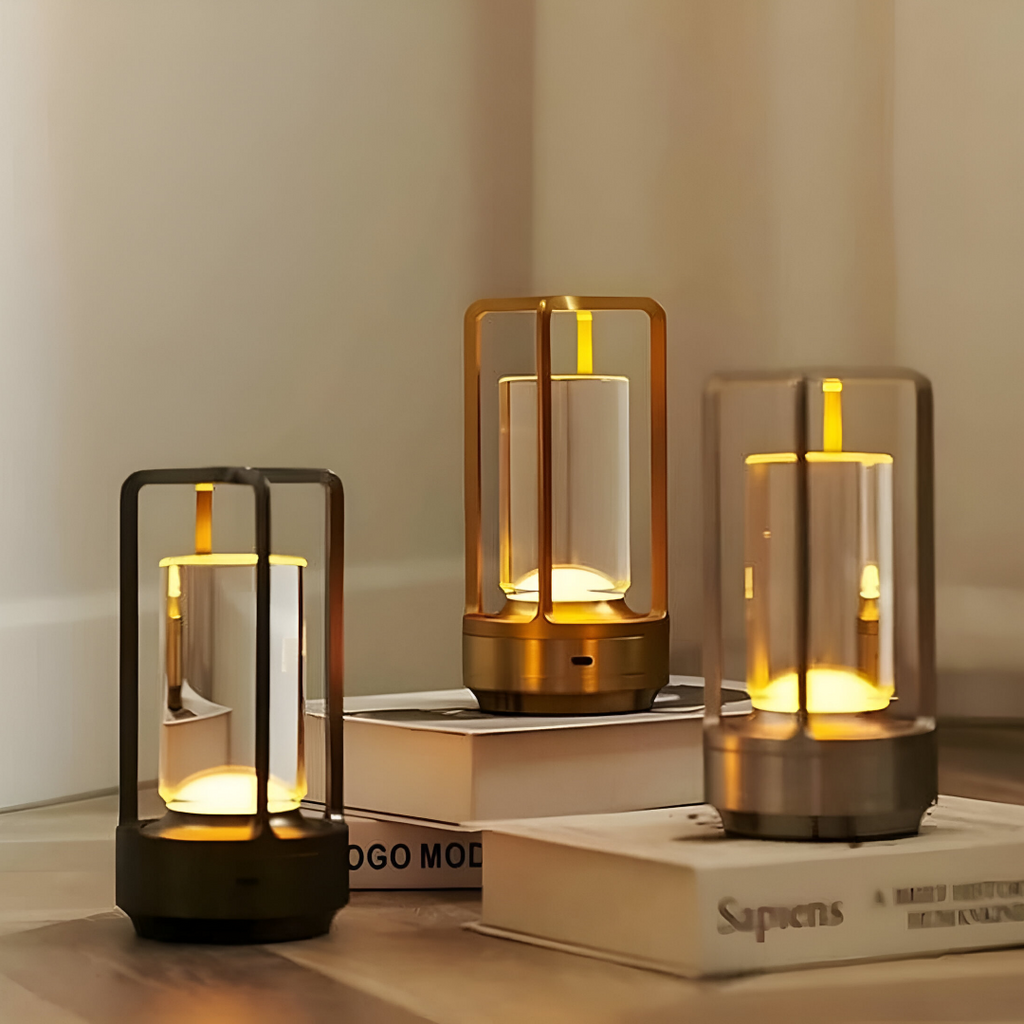Junips | ElegantLight Portable Table Lamp | Waterproof, Dimmable Lighting for Home