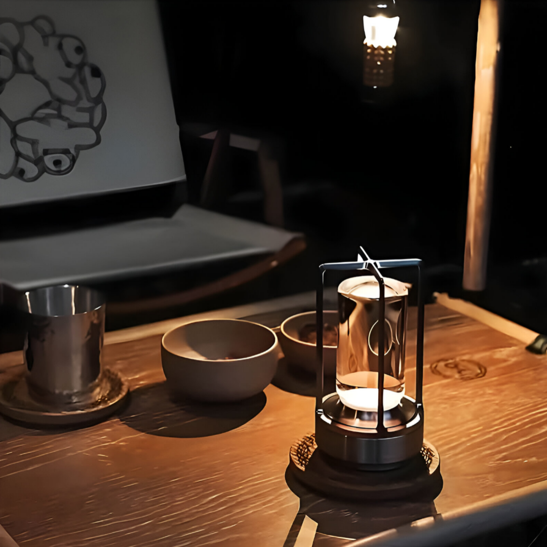 Junips | ElegantLight Portable Table Lamp | Waterproof, Dimmable Lighting for Home