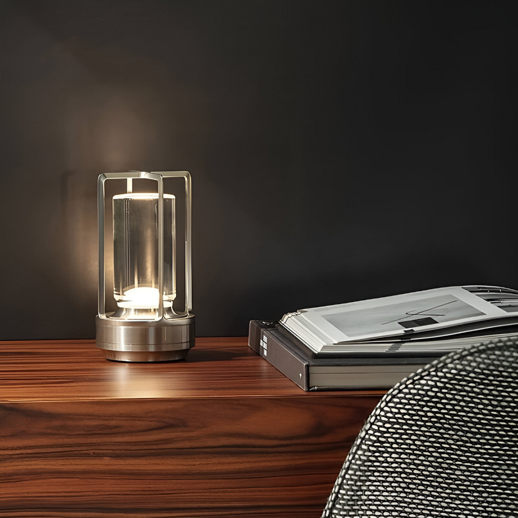 Junips | ElegantLight Portable Table Lamp | Waterproof, Dimmable Lighting for Home