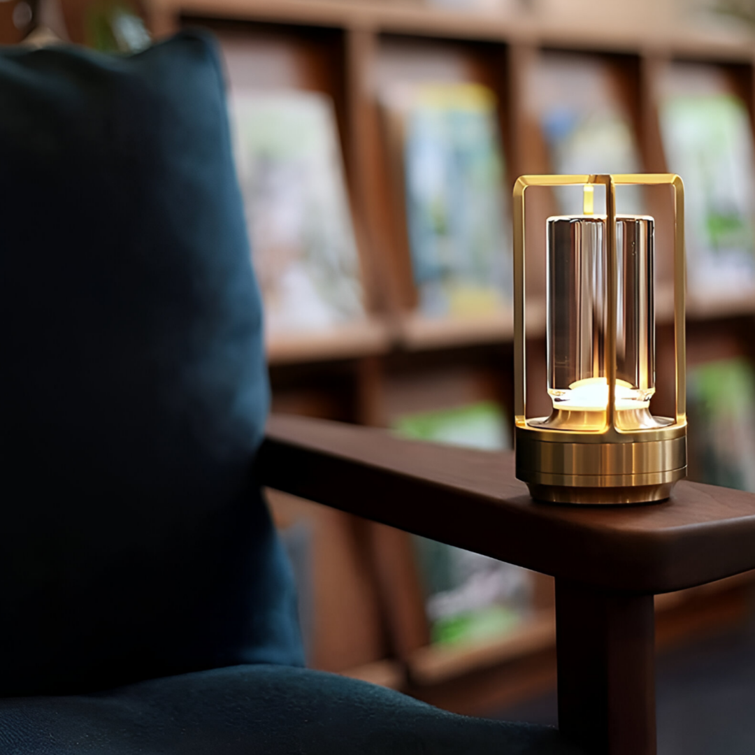 Junips | ElegantLight Portable Table Lamp | Waterproof, Dimmable Lighting for Home