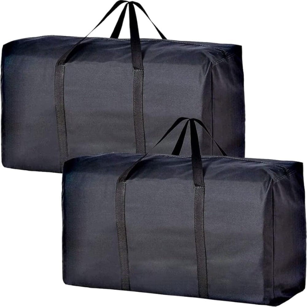 Junips | 2 Pieces Large Capacity Moving Bag, With Strong Zippers & Carry Handles, Storage Bag For Clothing, Moving Supplies, Space Saving Storage Bag Organizer, Suitable For Moves, Travel, Packing