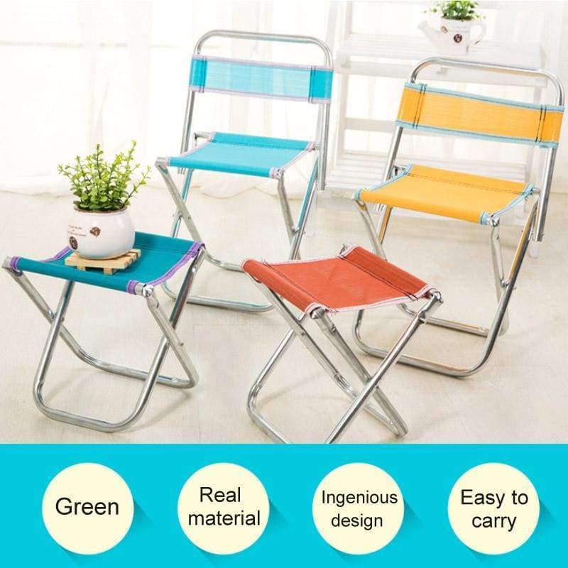 Junips | Outdoor Chairs Children Adults Garden Furniture Beach Chair Ultralight Seat Fishing Stool Made of Stainless Steel Portable Picnic Chair