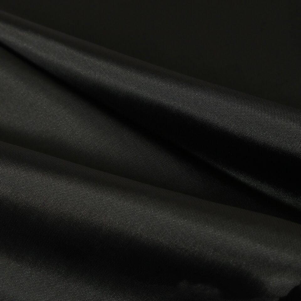Junips | Waterproof black polyester shower curtain with various size options