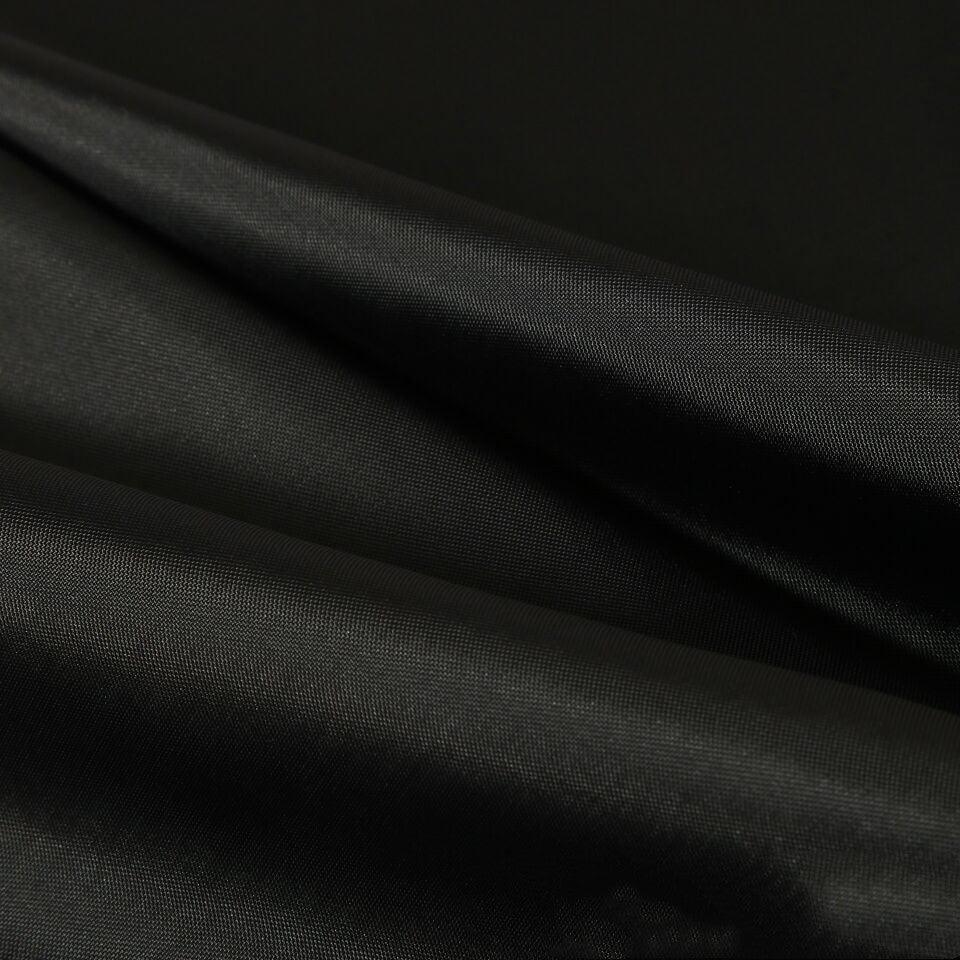 Junips | Waterproof black polyester shower curtain with various size options